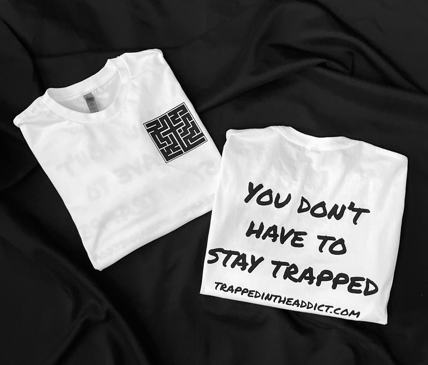 "You Don't Have To Stay Trapped" T-Shirts - White